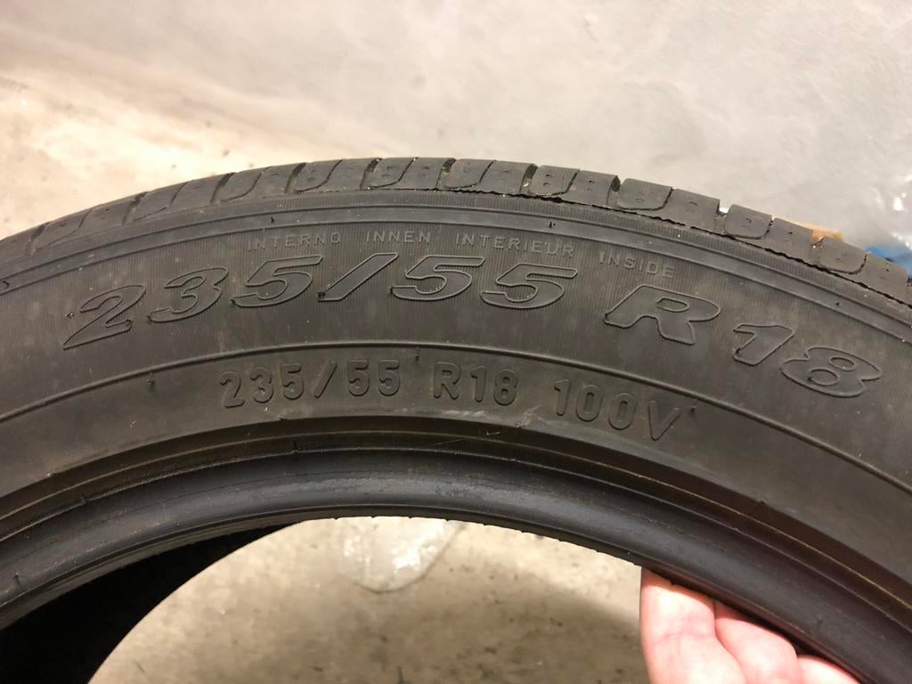 Zomerbanden 235/55 R18, Ophalen, Zo goed als nieuw