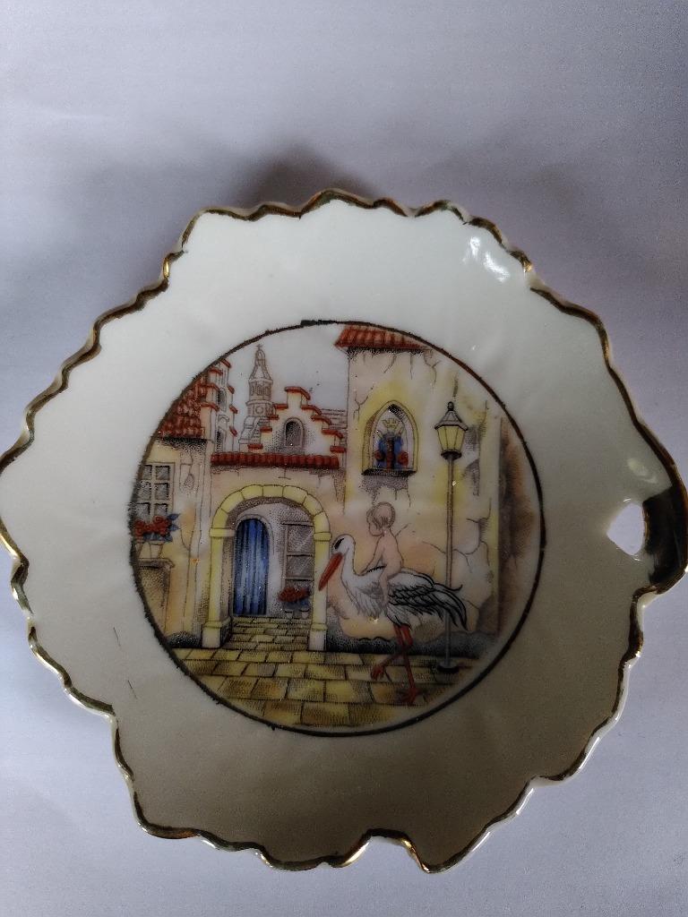 Vintage bordje voor doopsuiker, Antiek en Kunst, Ophalen of Verzenden