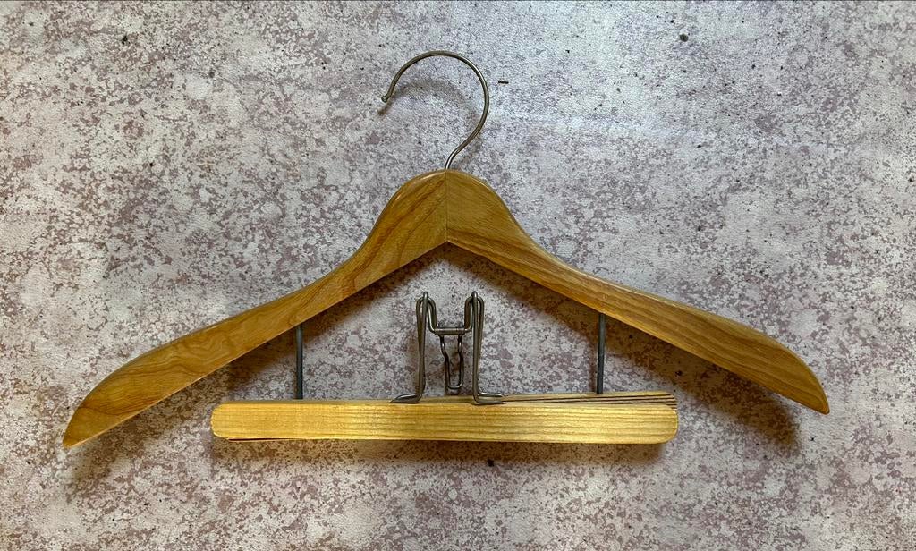 Houten vintage kleerhangers, Ophalen of Verzenden, Gebruikt