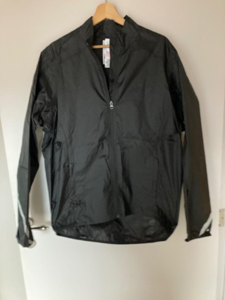 Fietsregenjas B’Twin, maat Large, zonder kap, Dames, Ophalen of Verzenden, Zo goed als nieuw, L