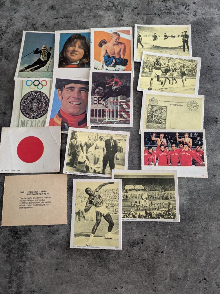 MONTY GUM PLAATJES KAARTEN ZELDZAAM OLYMPISCHE SPELEN 1972 M, Verzenden