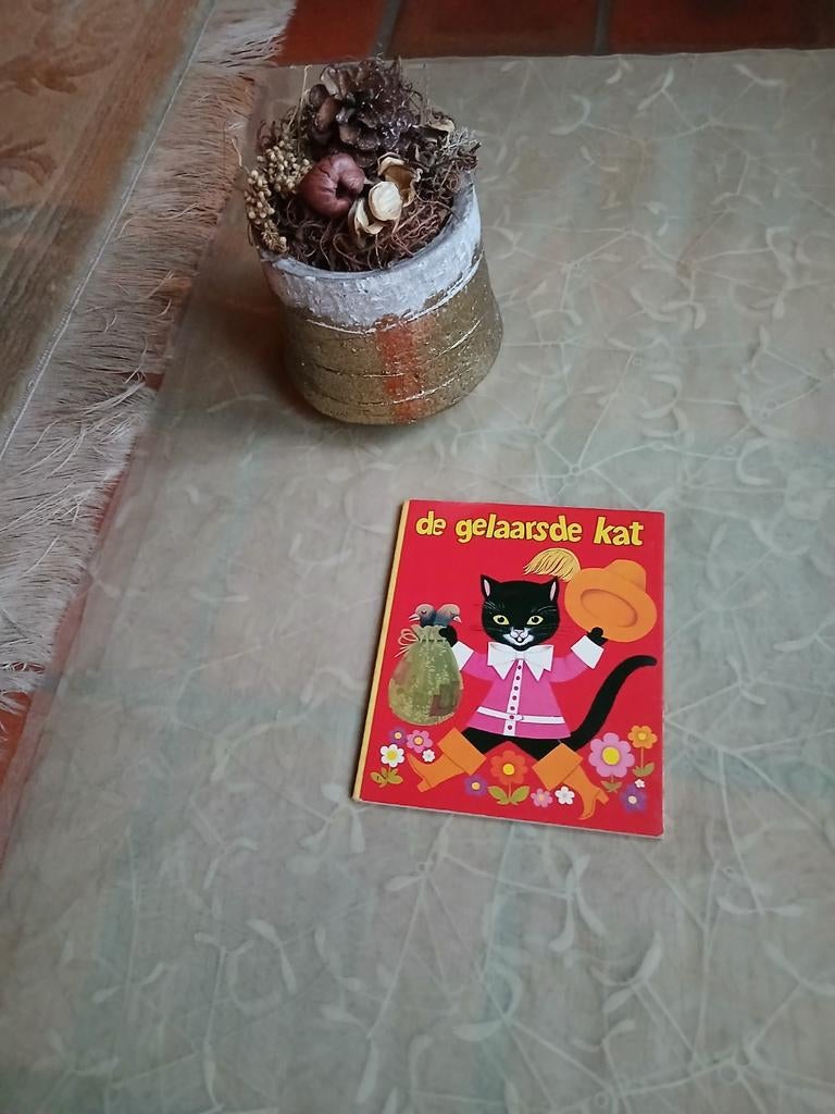 Gelaarsde kat -vintage  kinderboekje (jaren 70 ), Ophalen of Verzenden