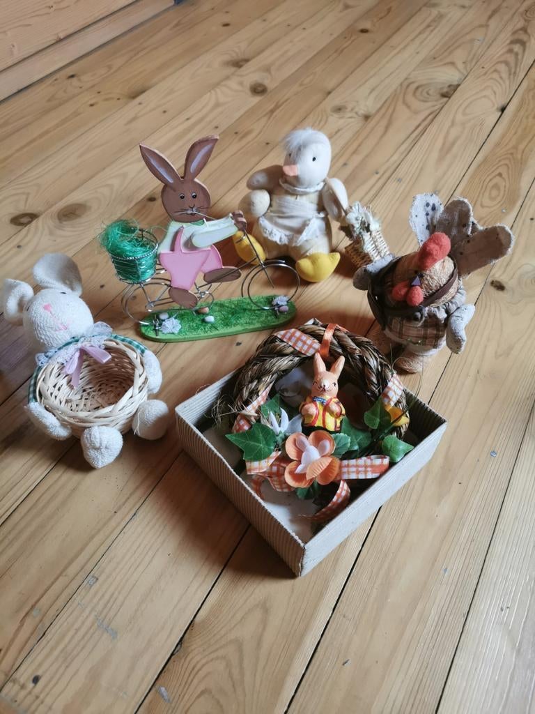 Pakketje met 5 stuks mooie Paas decoratie, Diversen, Ophalen of Verzenden, Zo goed als nieuw