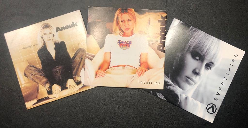 ANOUK - Nobody's wife, Sacrifice & Everything (3x CD-single), Ophalen of Verzenden, Zo goed als nieuw, Poprock