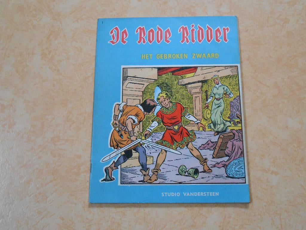 Rode ridder 1 Het gebroken zwaard 1962., Enlèvement ou Envoi, Willy Vandersteen, Une BD, Comme neuf
