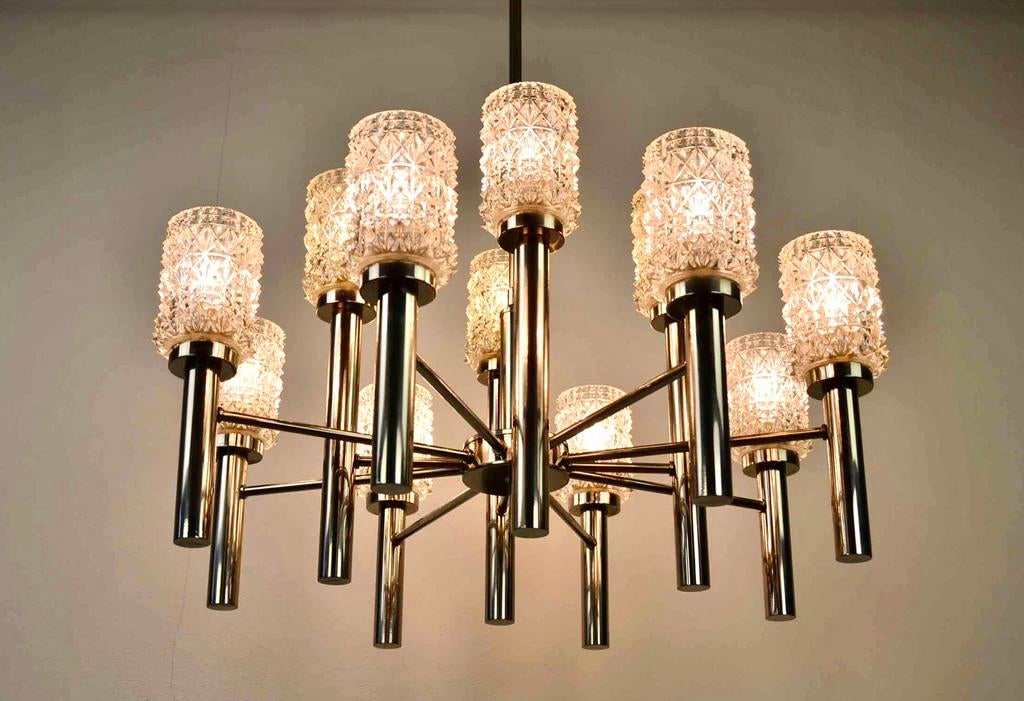 Grande lampe suspendue vintage des années 1960 - Éclairage, Enlèvement
