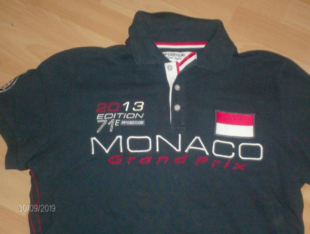 POLO BLAUW MONACO MERK MC GREGOR – MAAT L, Maat 52/54 (L), Ophalen of Verzenden, Gedragen, McGregor