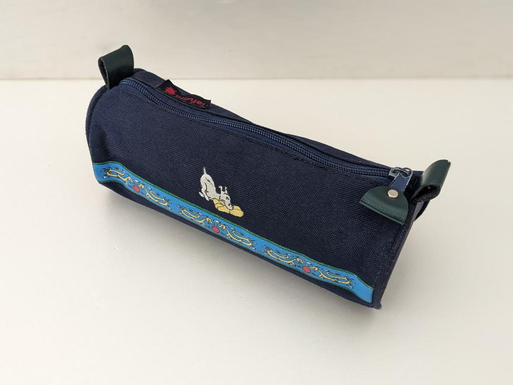 Plumier / Trousse TINTIN Le Lotus Bleu, de marque « Lafuma », Enlèvement ou Envoi, Utilisé