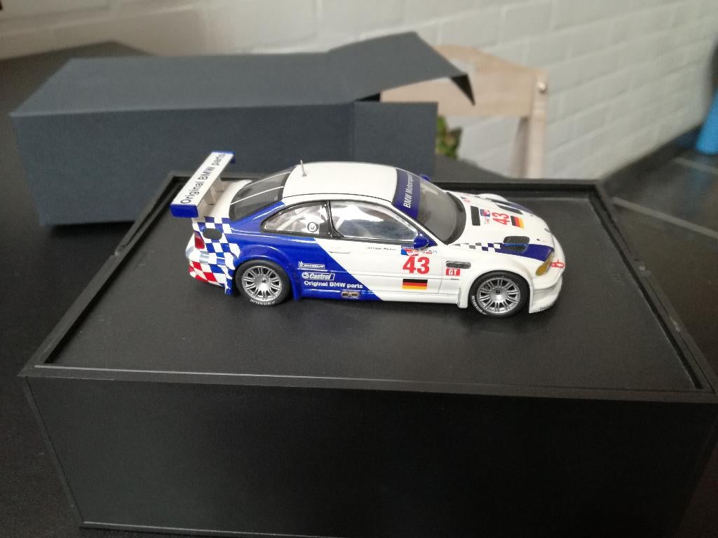 Bmw E46 M3 GTR 2001 Müller 1/43, Hobby en Vrije tijd, Ophalen of Verzenden, Nieuw, Auto, Overige merken