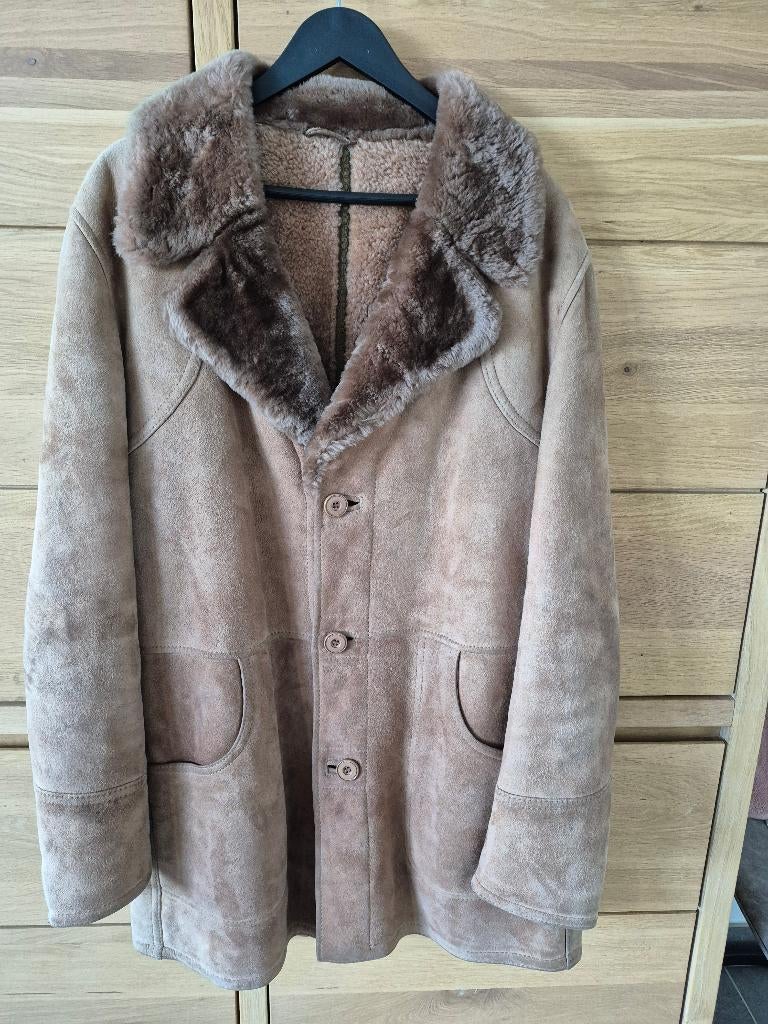 Gilet inversé en peau de mouton pour homme, Andere, Comme neuf, Brun, Enlèvement