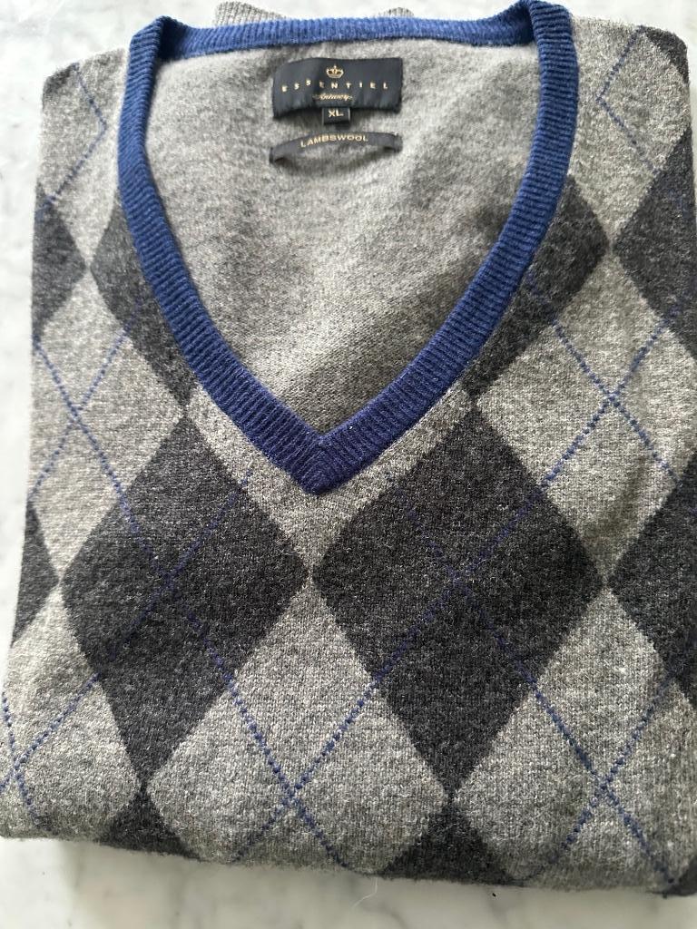 Heren pull Essentiel Antwerp, Gris, Enlèvement, Essentiel Antwerp, Taille 52/54 (L)