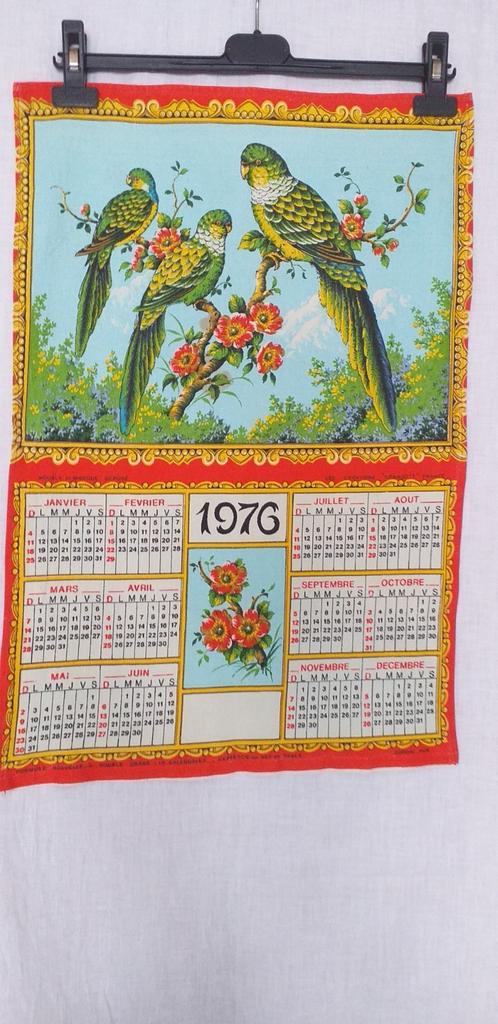torchon de cuisine 1976, Divers, Calendriers, Utilisé, Enlèvement ou Envoi