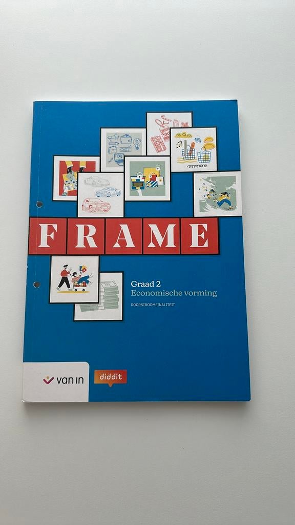 Frame 3 D - economie leerwerkboek, Boeken, Schoolboeken, ASO, Economie, Van In, Ophalen