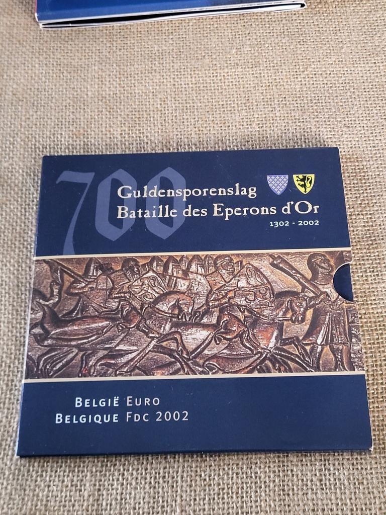 Euro Belgium 2002 bouwpakket, Ophalen of Verzenden, België, Goud