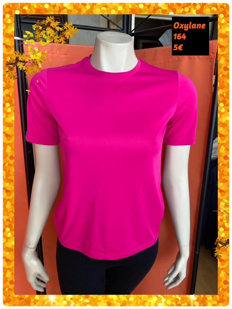 Sport Tshirt meisje 164. Oxylane, Enlèvement ou Envoi, Comme neuf, Oxylane, Vêtements de sport ou Maillots de bain