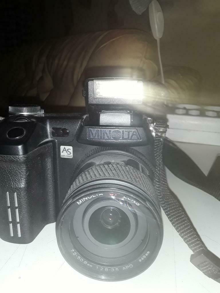 MINOLTA DIMAGE A1 5 megapixels, Audio, Tv en Foto, Ophalen of Verzenden, Zo goed als nieuw, Minolta