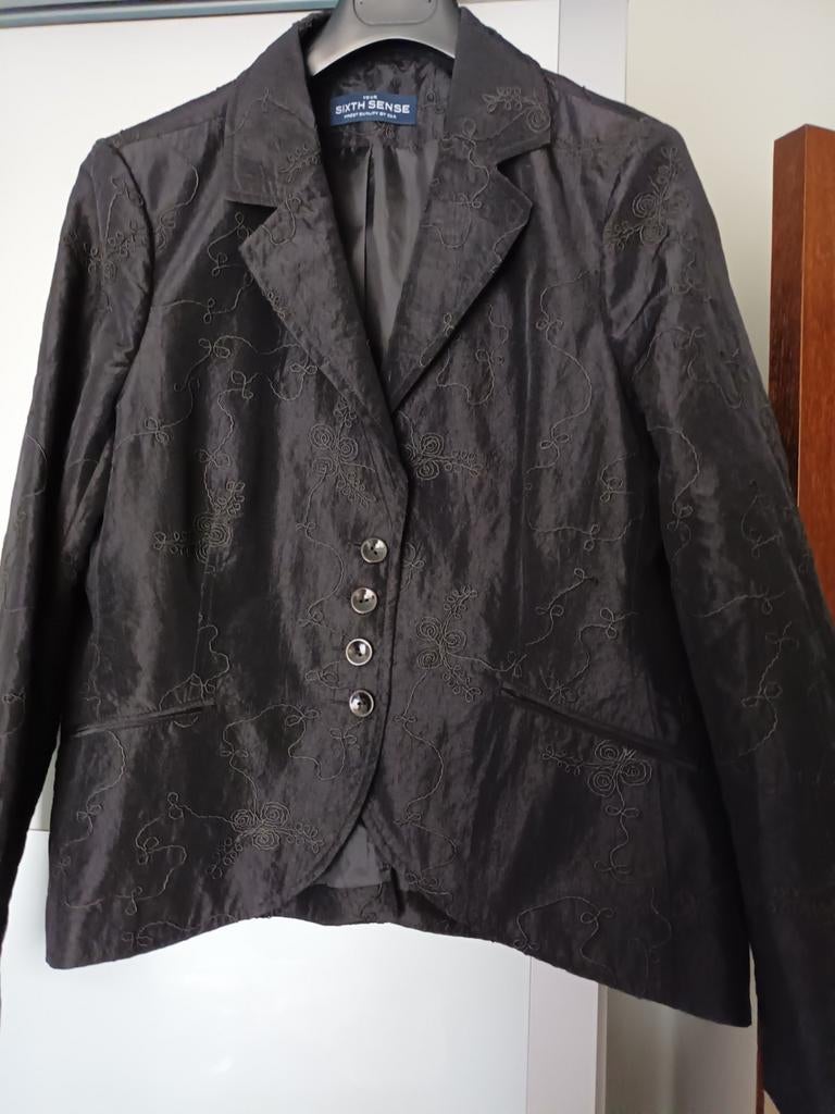 DAMESJAS (nieuw), Kleding | Dames, Zwart, Maat 46/48 (XL) of groter, Ophalen of Verzenden, Jasje