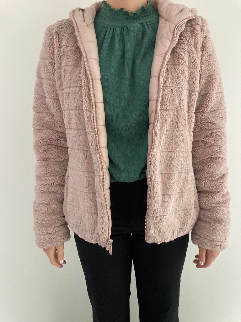 Oud roze omkeerbare jas van JBC maat L, Taille 42/44 (L), Rose, JBC, Comme neuf