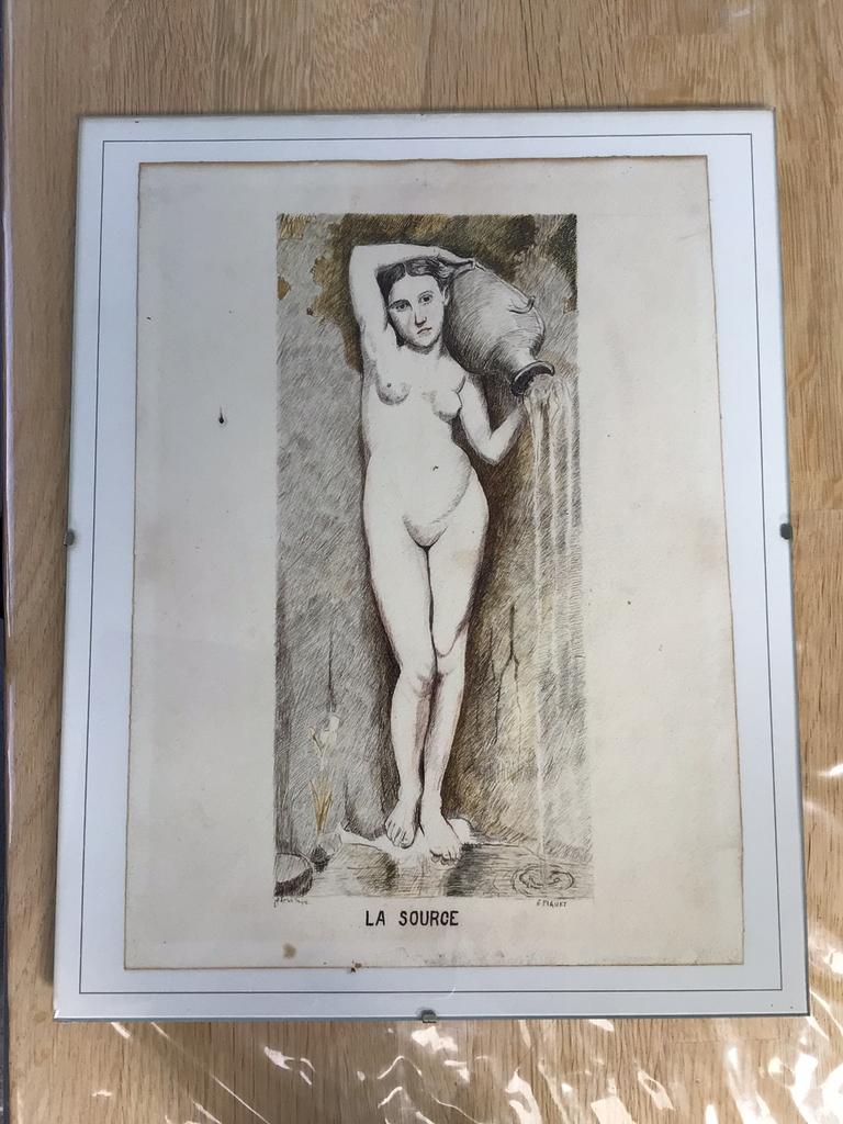 D’après la source d’Ingres, Enlèvement