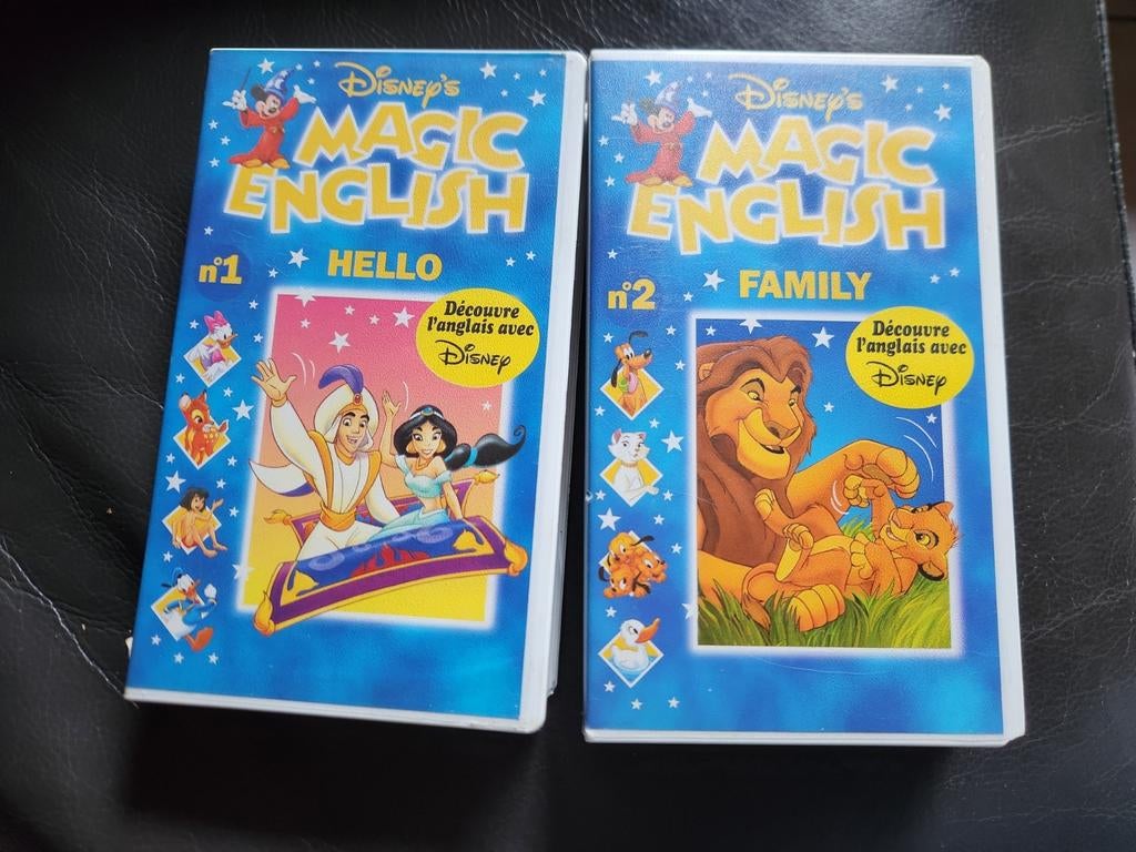 VHS "Magic english", Tous les âges, Enlèvement ou Envoi, Utilisé, Dessin animé
