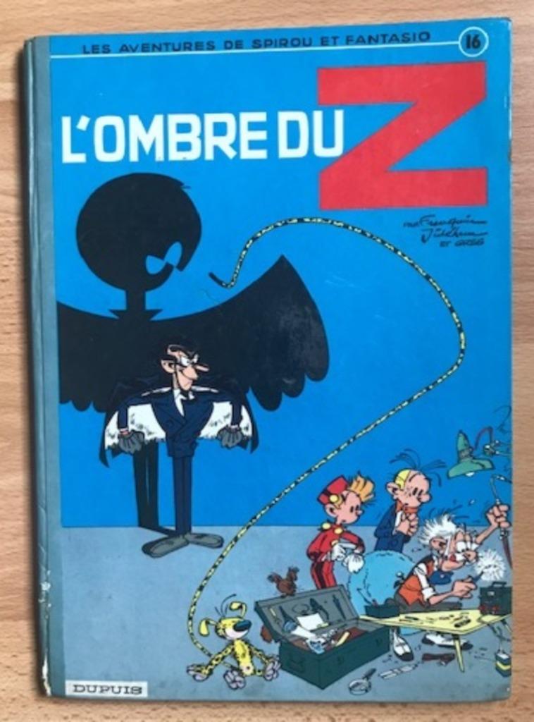 SPIROU 16 — L'OMBRE DU Z (1ÈRE ÉDITION) FRANQUIN, Enlèvement ou Envoi, Une BD, Franquin, Jidéhem en Greg, Utilisé