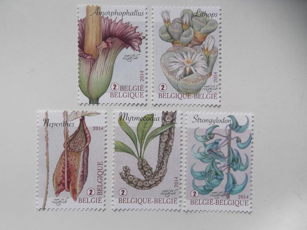 4393-4397 Fantastische flora - Flore insolite MNH, Enlèvement ou Envoi, Non oblitéré, Timbre-poste