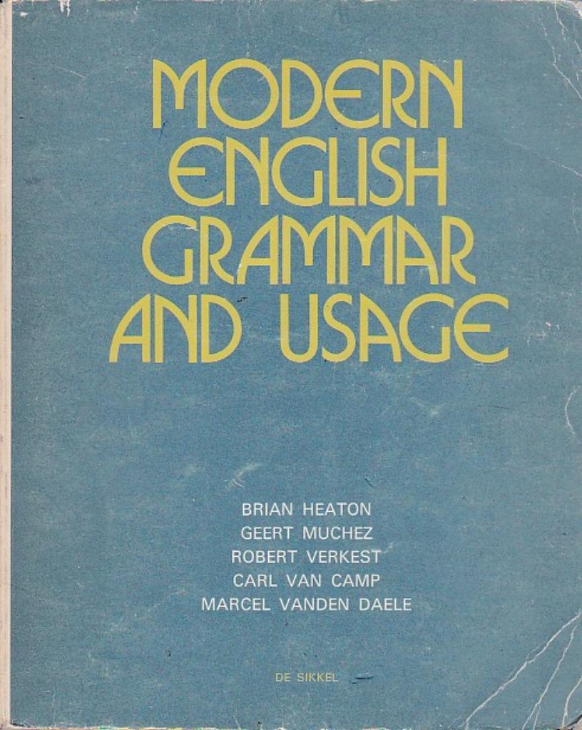 Modern English Grammar and Usage., Enlèvement ou Envoi, Utilisé, Secondaire, Anglais