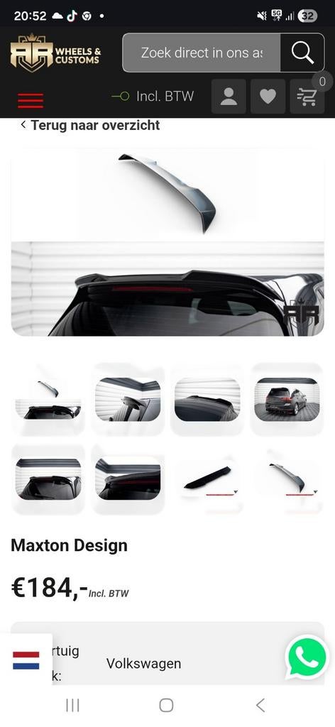 Maxton design spoiler golf 7gti/R, Enlèvement