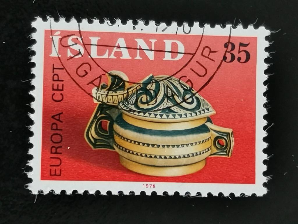 Ijsland 1976 - Europa CEPT - kunstambachten, Ophalen of Verzenden, IJsland, Gestempeld
