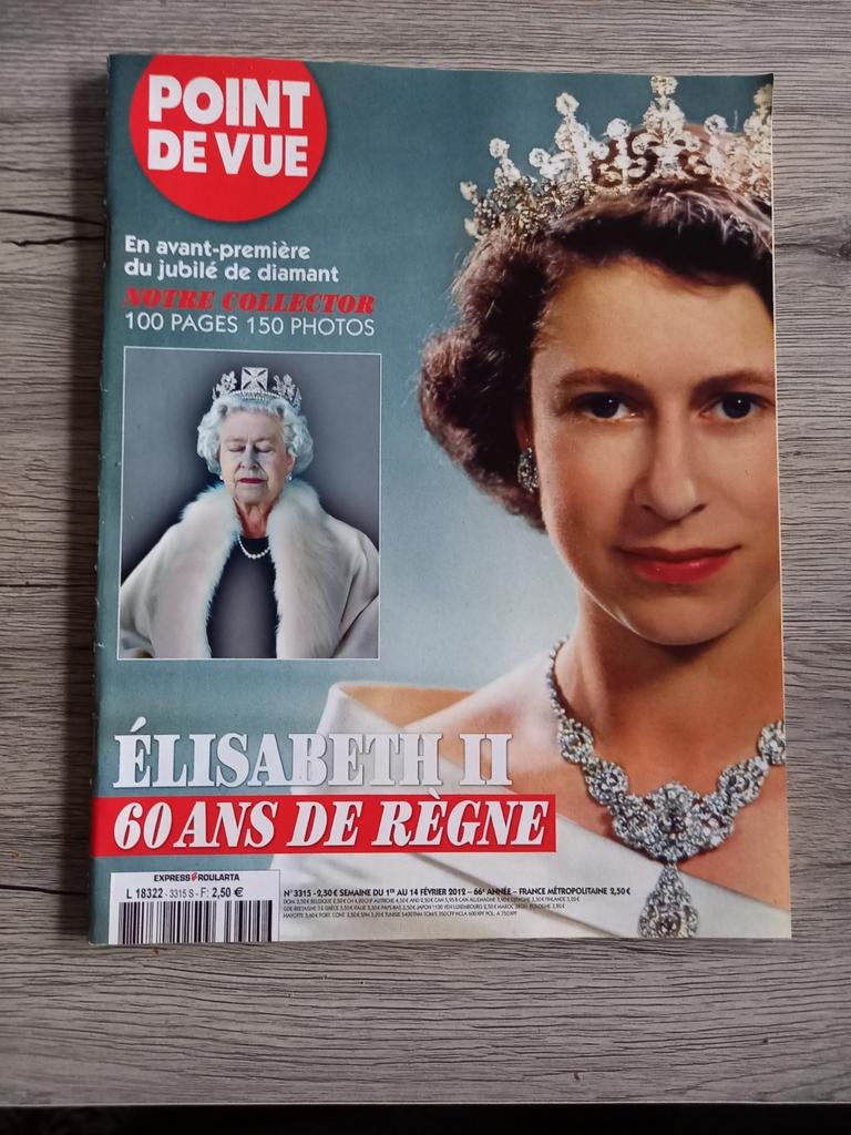 Magazine collector reine Élisabeth II, Livres, Enlèvement ou Envoi, Neuf
