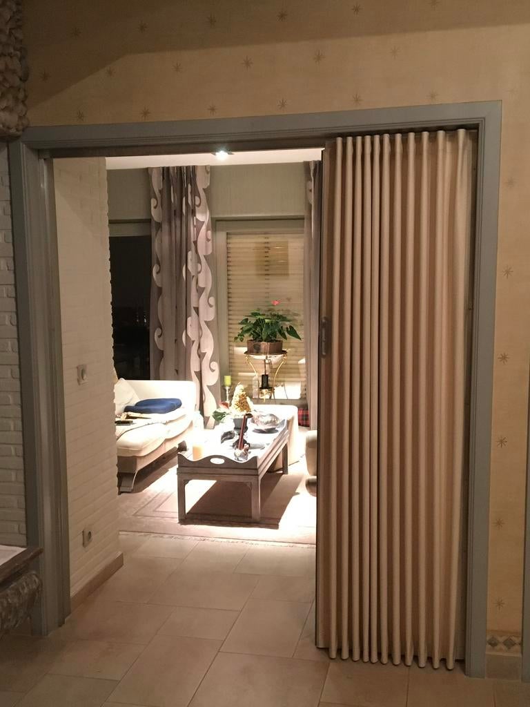 Porte intérieure en accordéon (MODERNFOLD/SCANDIAFOLD), Ophalen, Zo goed als nieuw, Aluminium
