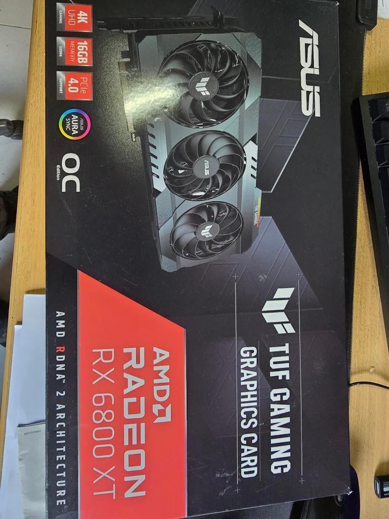 Vend 6800xt tuf, Enlèvement ou Envoi