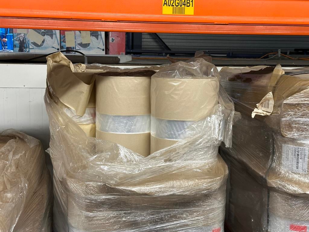 Bobijnen papierlaminaat, Ophalen