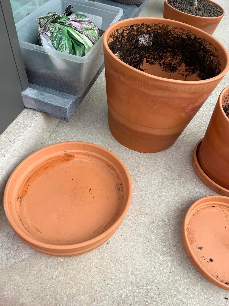 Grand cache pot terracotta 36cm, Enlèvement, Comme neuf, Terracotta