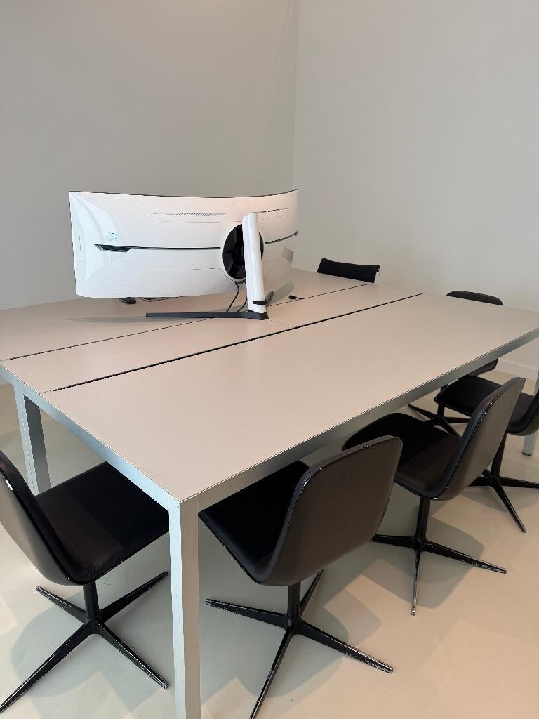 MDF Italia LIM 220x90 keramiek/aluminium met kabelgoot, Ophalen, Gebruikt