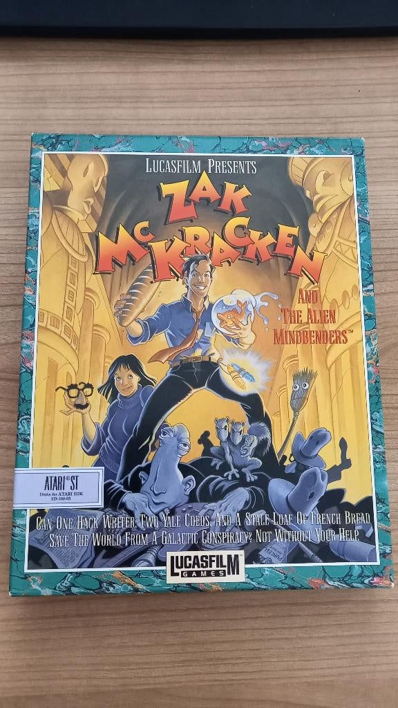 Zak McKracken and the Alien Mind Benders (Atari) Near mint!, Consoles de jeu & Jeux vidéo, Jeux | Atari, Autres modèles, 1 joueur