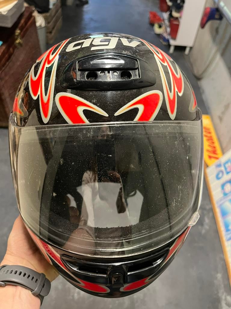 Motorhelm agv, Motoren, Kleding | Motorhelmen, Ophalen of Verzenden, AGV