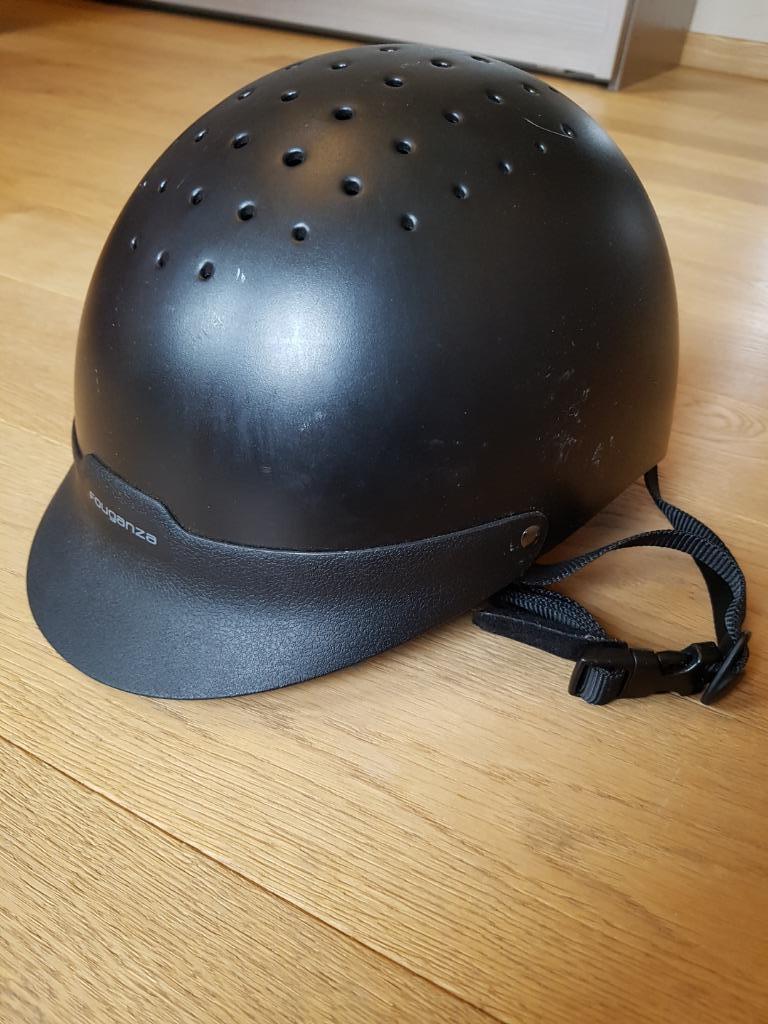 FOUGANZA rijhelm, maat S 52-55 cm, Ophalen of Verzenden, Gebruikt