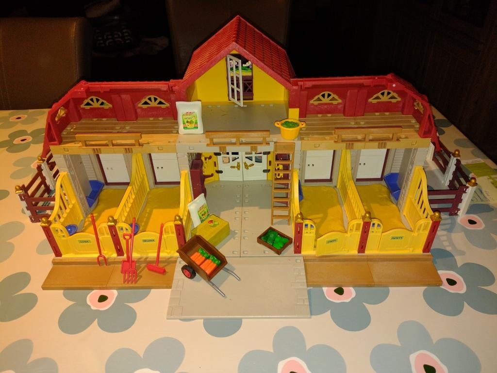 5221 Paardenranch Playmobil, Kinderen en Baby's, Speelgoed | Playmobil, Ophalen of Verzenden, Zo goed als nieuw, Complete set