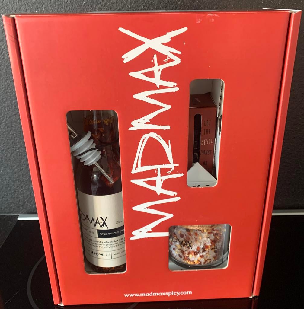 Madmax giftbox, nieuw in verpakking, Diversen, Levensmiddelen, Ophalen