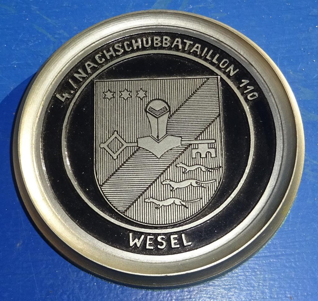 Emblème CREST ARMOIRI 4. Nachschubbatallion 110 Wesel Logist, Collections, Objets militaires | Général, Envoi, Armée de terre