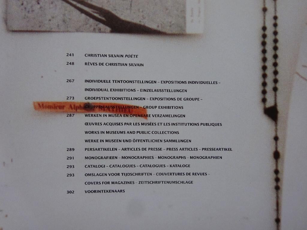 Christian Silvain, 1997, Grenz-Echo - Lannoo, door Van Jole, Boeken, Gelezen, Ophalen of Verzenden, Marcel van Jole, Schilder- en Tekenkunst