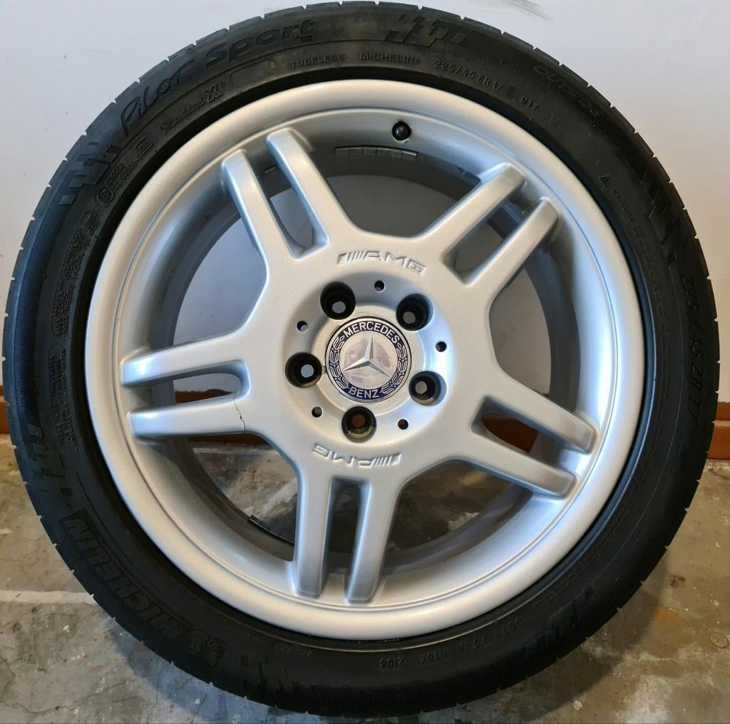 Mercedes-Benz C-klasse W203 32 55 AMG A1704012002, Pneus et Jantes, Enlèvement ou Envoi, Véhicule de tourisme, Pneus été