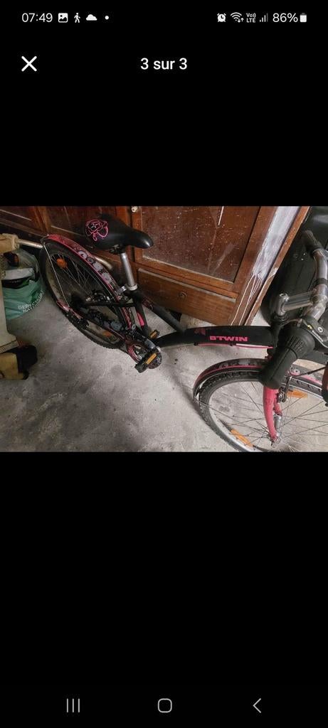 Vtt fille 20 pouces, Enlèvement