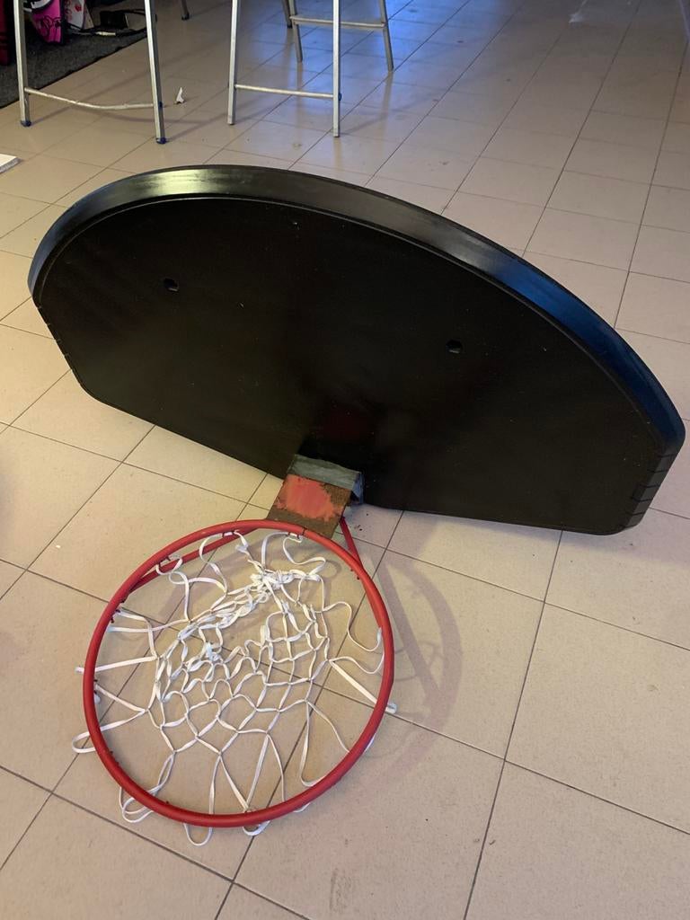 Basketbalring van LIFETIME met backboard, Ophalen, Gebruikt, Ring, Bord of Paal