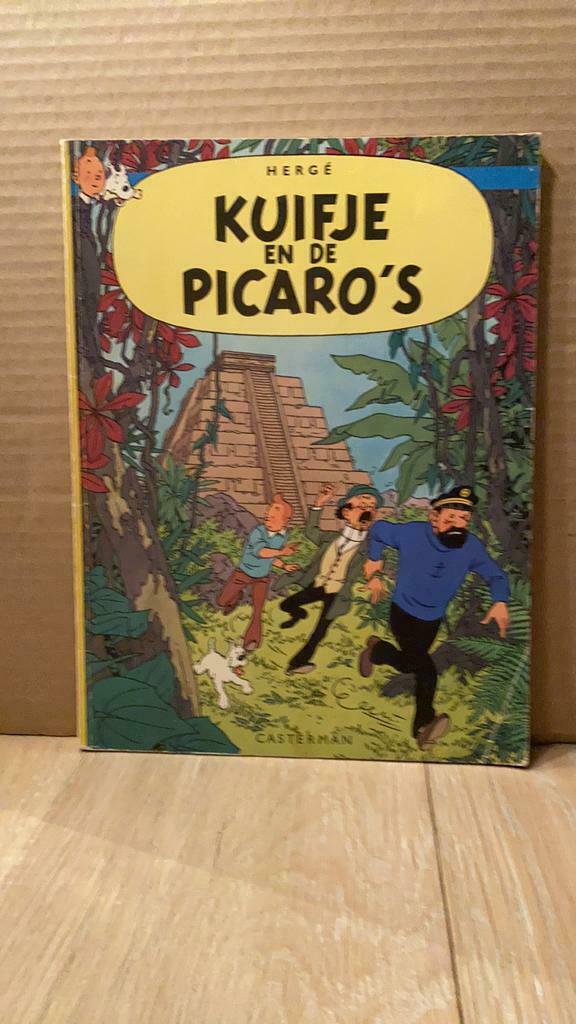 Kuifje en de picaro’s eerste druk 1976, goede staat, Enlèvement ou Envoi, Utilisé