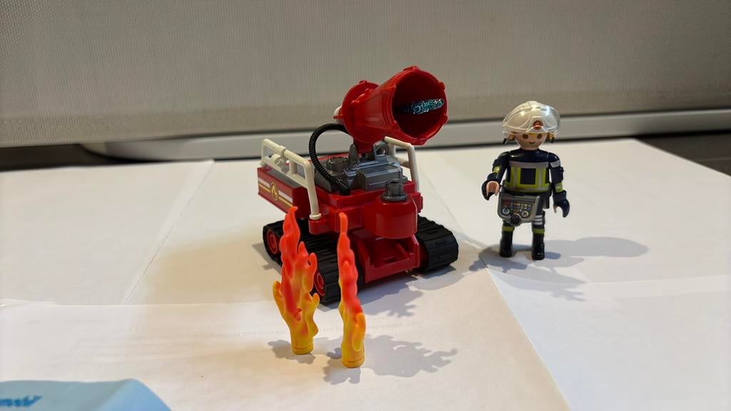 Playmobil bramdweer blusrobot, Ophalen of Verzenden, Zo goed als nieuw