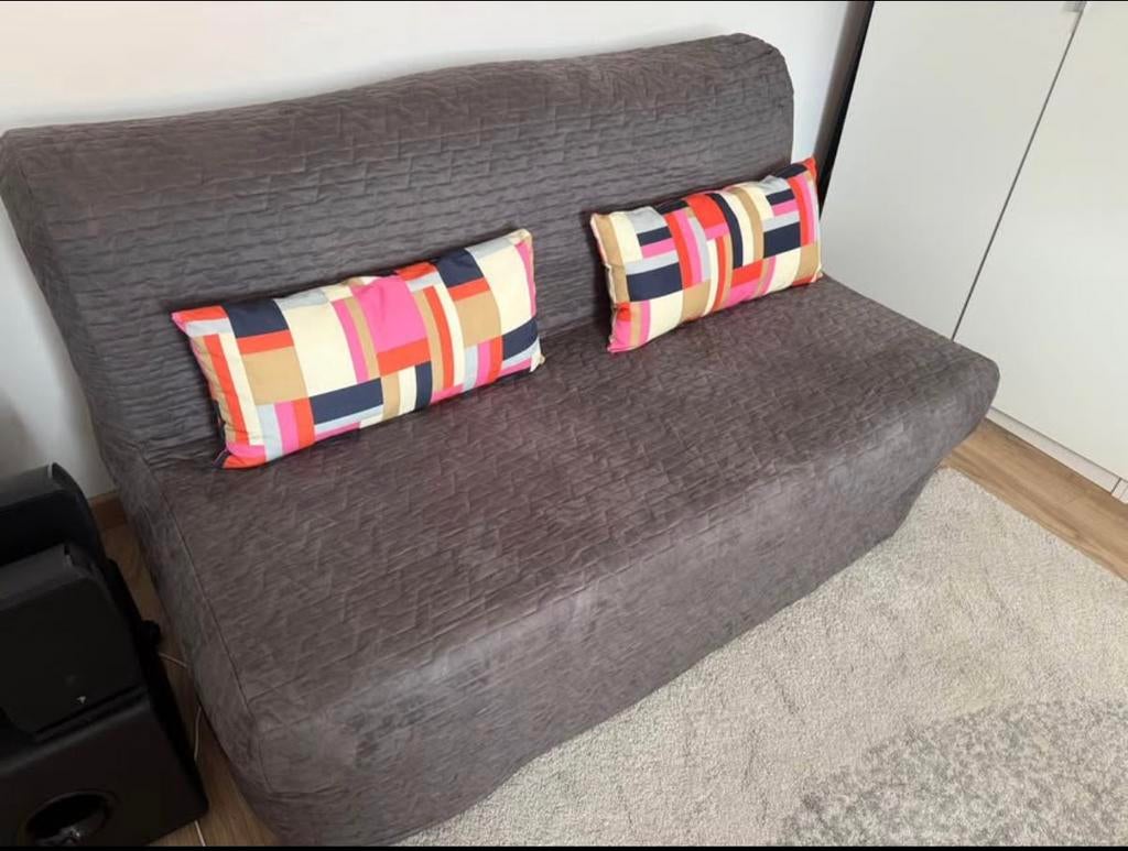 Canapé convertible IKEA modèle Lycksele+matelas et coffre, Enlèvement ou Envoi, Comme neuf