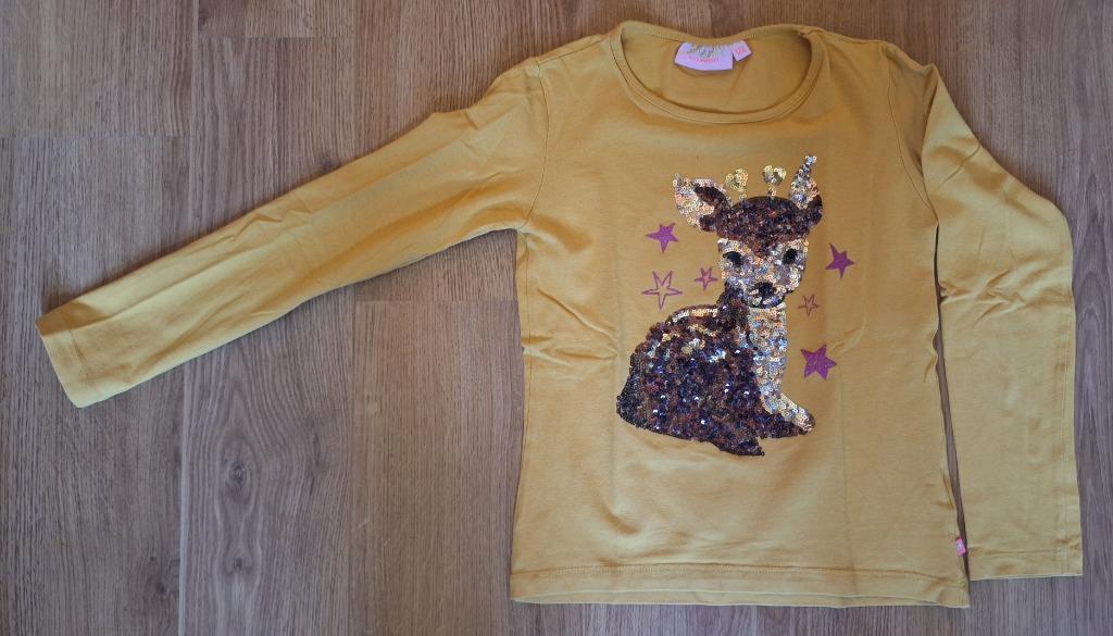 Someone gele longsleeve hertje 122, Gebruikt, Meisje, Ophalen of Verzenden, Someone