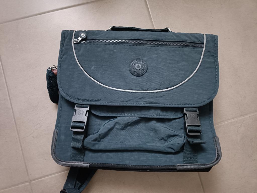 Boekentas Kipling + fluo overtrek, Kinderen en Baby's, Ophalen of Verzenden, Gebruikt